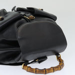 Gucci Vintage Bamboo Backpack Leather - image 15