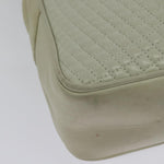 Bally Vintage Chain Shoulder Bag Quilted Leather - image 11