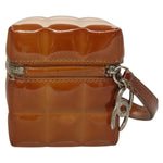 Chanel Rubiks Cube Wristlet Quilted Patent - image 2
