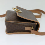 Celine Vintage Macadam Circle Logo Shoulder Bag Canvas and Leather - image 4