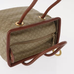 Celine Vintage Macadam Handbag Canvas and Leather - image 16