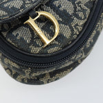Christian Dior Vintage Saddle Coin Purse Diorissimo Canvas - image 12