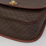 Celine Vintage Macadam Shoulder Bag Canvas and Leather - image 9