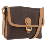 Celine Vintage Macadam Shoulder Bag Canvas and Leather - image 13