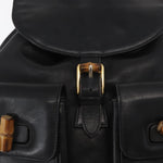 Gucci Vintage Bamboo Backpack Leather - image 12