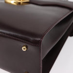 Gucci Vintage Lady Lock Top Handle Bag Leather Medium - image 11