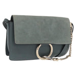 Chloe Faye Shoulder Bag Leather and Suede Small - image 15