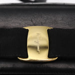 Salvatore Ferragamo Vintage Vara Bow Top Handle Bag Leather Mini - image 12