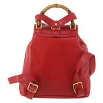 Gucci Vintage Bamboo Backpack Leather Mini - image 2