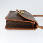 Celine Vintage Macadam Circle Logo Shoulder Bag Canvas and Leather - image 3
