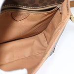 Celine Vintage Macadam Circle Logo Shoulder Bag Canvas and Leather - image 20