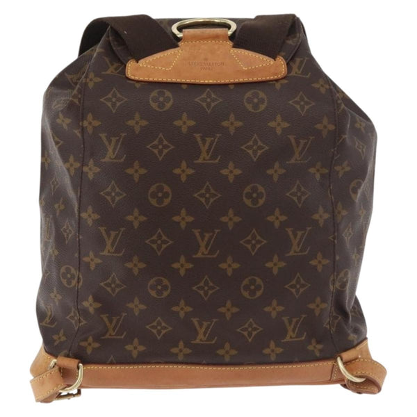 Louis Vuitton Vintage Montsouris Backpack Monogram Canvas GM