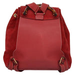 Gucci Vintage Bamboo Backpack Suede and Leather - image 2