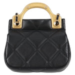 Chanel Lady Handle Flap Card Holder on Chain Quilted Calfskin - image 2