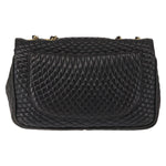 Bally Vintage Chain Shoulder Bag Quilted Leather - image 2