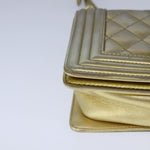 Chanel Boy Flap Bag Quilted Patent Small - image 9