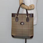 Burberry Nova Check Tote canvas check pattern Small - image 12