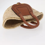 Chloe Marcie Basket Bag Raffia and Leather Mini - image 16