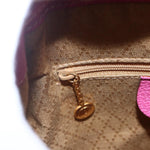 Gucci Vintage Bamboo Backpack Suede Small - image 13