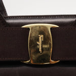 Salvatore Ferragamo Convertible Vara Bow Tote Leather Small - image 12