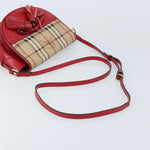 Burberry Maydown Crossbody Bag Haymarket Coated Canvas and Leather Small - image 7