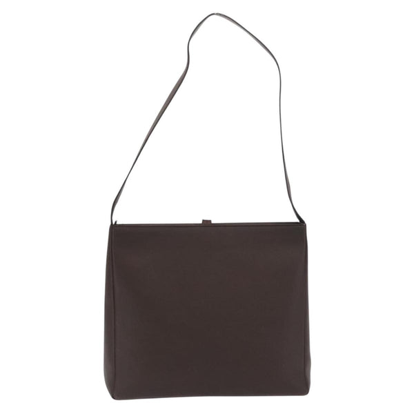 Salvatore Ferragamo Gancini Shoulder Bag Leather