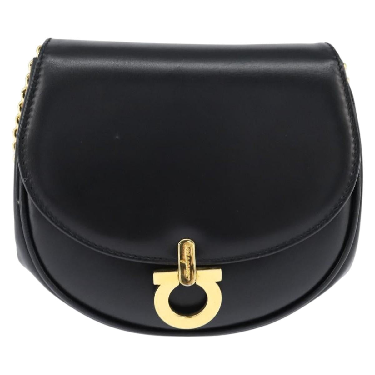Salvatore Ferragamo Gancini Chain Shoulder bag Leather - image 1