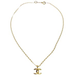 Chanel CC Pendant Necklace Metal - image 1
