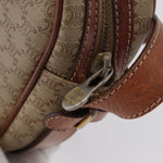 Celine Vintage Macadam Shoulder Bag Canvas and Leather - image 13