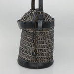 Fendi FF Logo Mon Tresor Bucket Bag Printed Shearling with Leather Mini - image 4