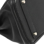 Hermes HAC Birkin Bag Black Fjord with Palladium Hardware 32 - image 4