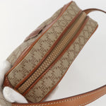 Celine Vintage Macadam Shoulder Bag Canvas and Leather - image 16