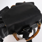 Gucci Vintage Bamboo Backpack Leather - image 16