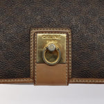 Celine Vintage Macadam Shoulder Bag Canvas and Leather - image 13
