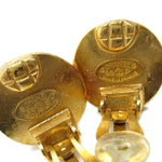 Chanel Vintage CC Round Button Clip-On Earrings Metal - image 4