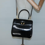 Salvatore Ferragamo Gancini handbag Patent leather - image 12