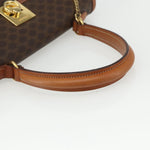 Celine Vintage Macadam Handbag Canvas and Leather - image 7