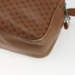 Celine Vintage Macadam Shoulder Bag Canvas and Leather - image 9