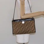 Christian Dior Vintage Trotter Shoulder Bag Canvas - image 12