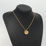 Christian Dior Logo Flower Necklace Metal - image 9