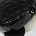 Chanel Vintage Camellia Round Evening Bag Lambskin and Satin - image 10