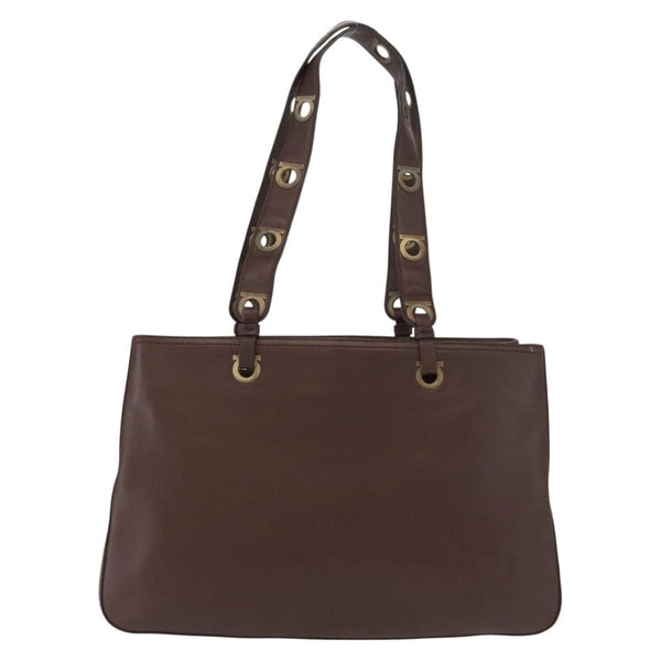 Salvatore Ferragamo Gancini Tote Leather Medium