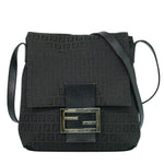 Fendi Vintage Flap Crossbody Bag Zucchino Canvas Small - image 1