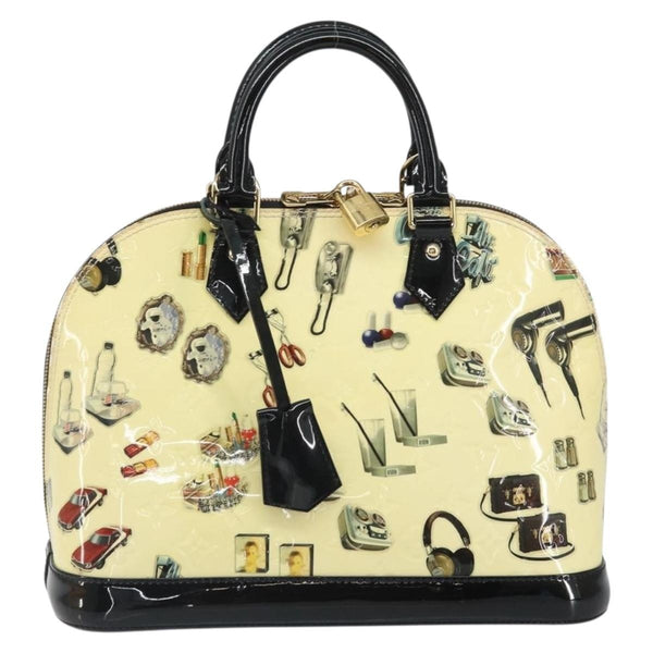 Louis Vuitton Alma Handbag Limited Edition Stickers Monogram Vernis PM - image 1