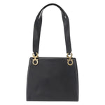 Salvatore Ferragamo Gancini Shoulder Bag Leather - image 1