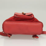 Gucci Vintage Bamboo Backpack Suede Small - image 13