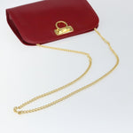 Salvatore Ferragamo Vintage Gancini Chain Shoulder Bag Leather Small - image 7