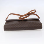 Celine Vintage Macadam Circle Logo Shoulder Bag Canvas and Leather - image 15