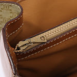 Celine Vintage Convertible Top Handle Bag Macadam Coated Canvas Medium - image 13