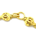 Chanel CC Heart Pendant Necklace Metal - image 4